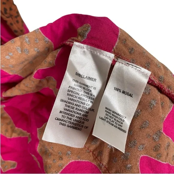 Emerson Fry Size XS/S Fete Pink Yarrow Cheetah Print Kimono - Picture 4 of 6